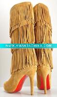 Wholesale tassel design winter boots,fashion design long style winter boots