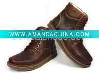 Wholesale The latest style brand men leather boot