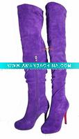 red color boots, long boots,famouse brand winter boots