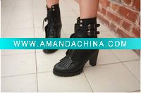 free shipping new design women's heel shoes,top quality women's short boot,fashion brand women's boots