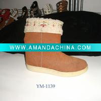 Wholesale ladies snow boots with flower