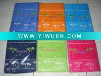 Wholesale 100% cotton jacquard beach towel