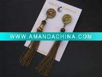 Fashion Special Iron Chain Dangle Earrings