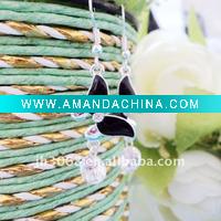 black butterfly wing earrings