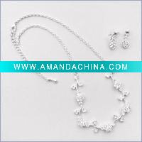 Wholesale Pearl Bridal Jewelry Set