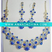 Wholesale Charm funky bridal jewellery set