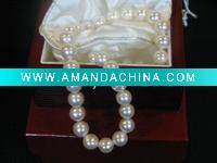 Wholesale JST-0075 manufacture cheap pearl necklace jewelry set