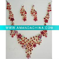 Wholesale Charm elegant bridal jewellery set