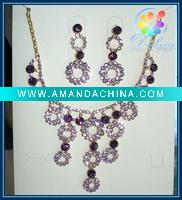 Wholesale 2011 fashion design necklace set indian bridal necklace set