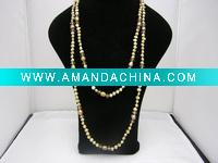 Wholesale freshwater pearl necklace 1.5meter