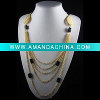 Wholesale fashion metal sweater chain as clothing accessories