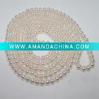 Wholesale JSN-569 white round cheapest long necklace