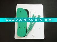 Wholesale Green base rubber flip flops