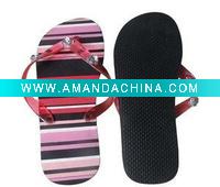 Wholesale decorated strap flip flop