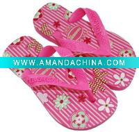 Wholesale kid rubber flip flop slipper