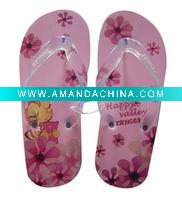 Wholesale EVA kid slipper with Happy valley printing