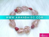 Wholesale 2011 hot Vintage fashion jewelry popular red bean bracelet