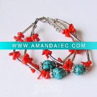 Wholesale china fashion coral satone bracelet handmade