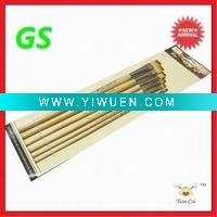 2011 Hot New hot 6 pcs yellow nylon synthetic paint brush