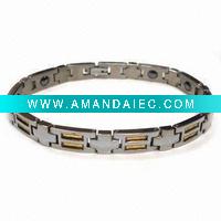 Wholesale Gold foil Titanium bracelet