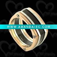 Wholesale special custom design titanium ring