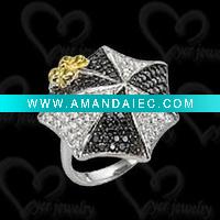 Wholesale 2011 wholesale lastest design sterling silver cz rings
