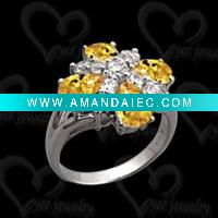 Wholesale 2011 Hot design 925 sterling silver wedding rings couple