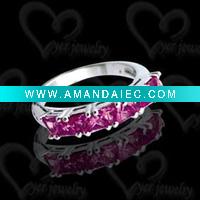 Wholesale 925 silver fashion cz ring jewelry