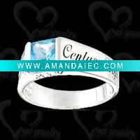 Wholesale 2011 Hot design 925 sterling silver wedding rings for ladies