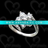 Wholesale 2011 New design fashion sterling silver rings jewelry