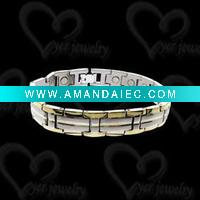 Wholesale stainless steel bracelet magnetic
