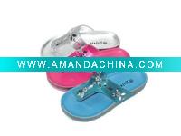 Wholesale kid flat slippers