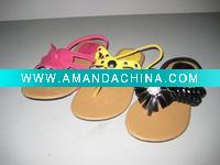 Wholesale summer fashion girl flip flop sandals