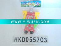 plastic robot figure water game toys