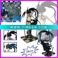 Wholesale Black Rock Shooter plastic action figures