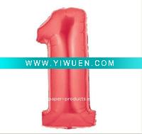Wholesale SUPERSHAPE FOIL BALLOON-Red 1, 100 pcs/lot, Free Shipping