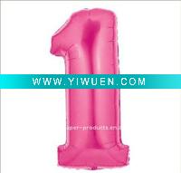 Wholesale 1 Pink Supershape Balloon, 100 pcs/lot, Free Shipping