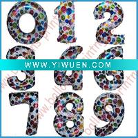 Wholesale Colorful Number Foil Balloons