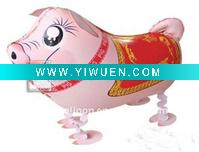 Wholesale Walking cartoon DIA 24"aluminium foil promotional balloon
