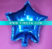 Wholesale Blue Metallic Mylar Star Balloon, 6inch , minimum 100 pcs