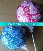 Wholesale 18cm baby boy blue foil balloons