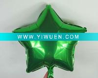 Wholesale 18inch Green Star Balloons,100 pcs/lot, Free Shipping