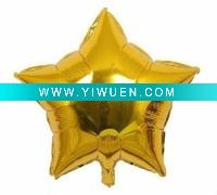 Wholesale 18" Gold Star Balloon,100 pcs/lot, Free Shipping