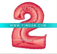 Wholesale 2 Red SuperShape Mylar Balloon, 100 pcs/lot, Free Shipping