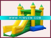 Wholesale inflatable slide with castle /bouncy house
