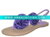 Wholesale Slingback Ribbon Bow Sandals