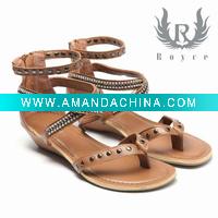 Wholesale Environmental Outsole Women Wedge Sandal Manufacture