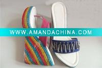 Wholesale hot wedge heel ladies sandals for women 2011