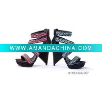 Wholesale Beautiful elegant high heel sexy women shoes/sandals