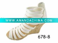 Wholesale 2011 the new styles and comfortable ladies wedge sandal shoes